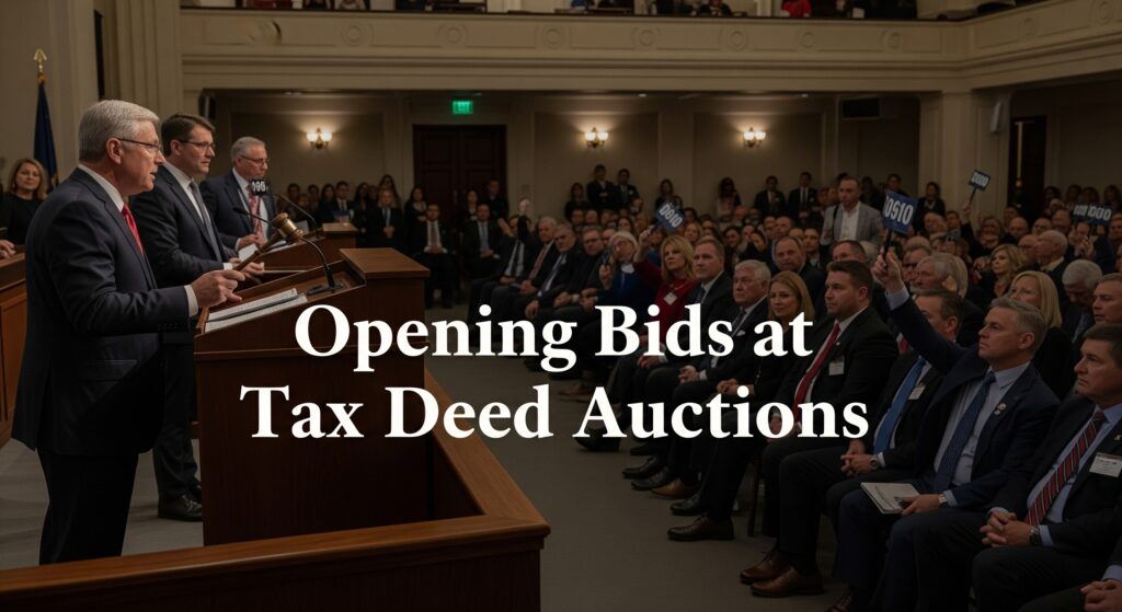 Opening Bids at Tax Deed Auctions