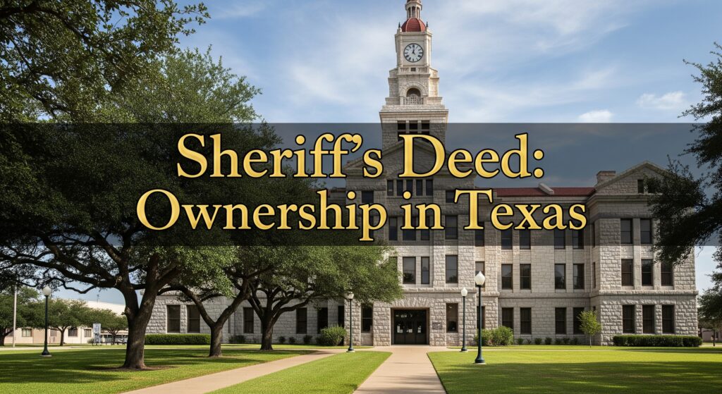 Texas Sheriff’s Deed