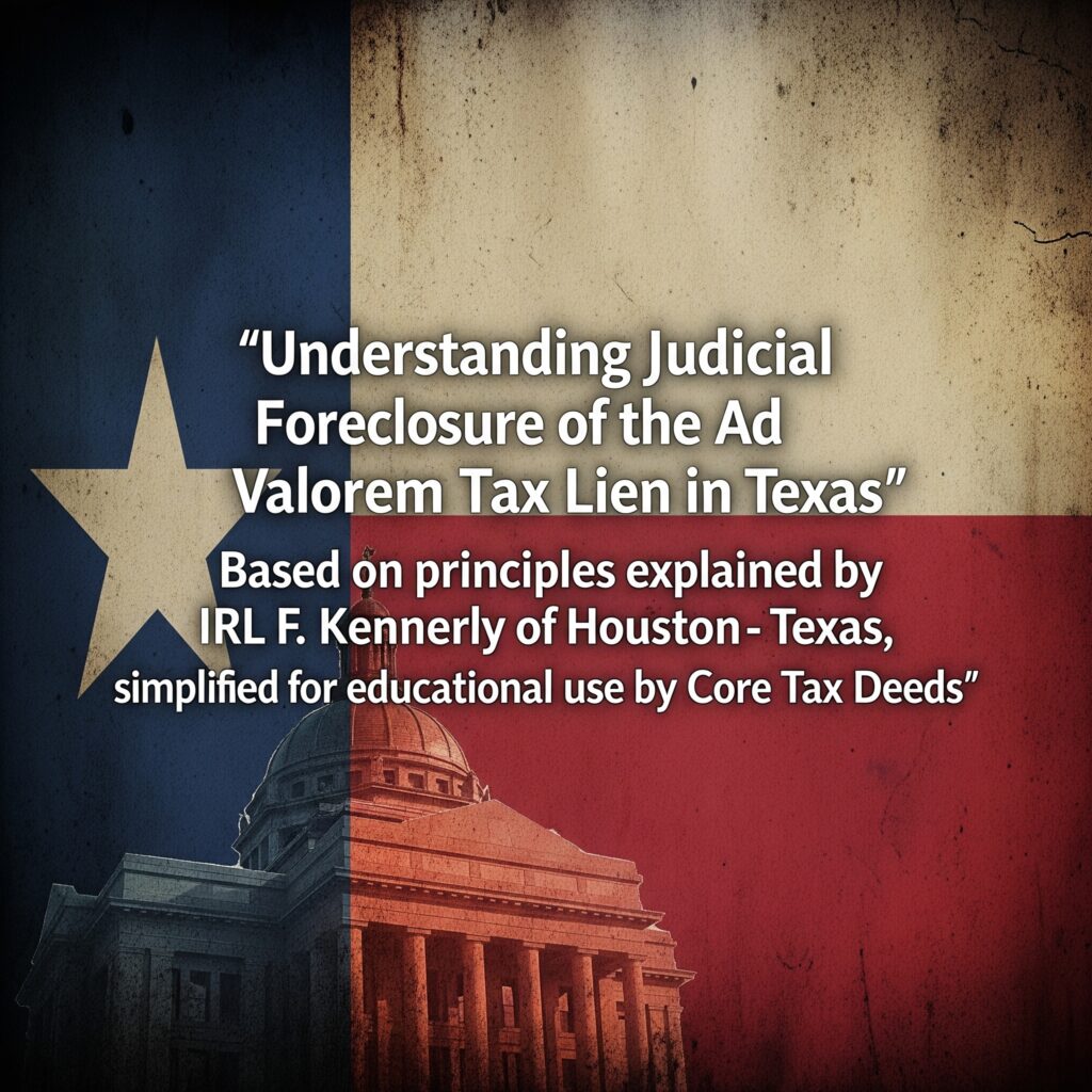 Understanding Judicial Foreclosure of the Ad Valorem Tax Lien in Texas