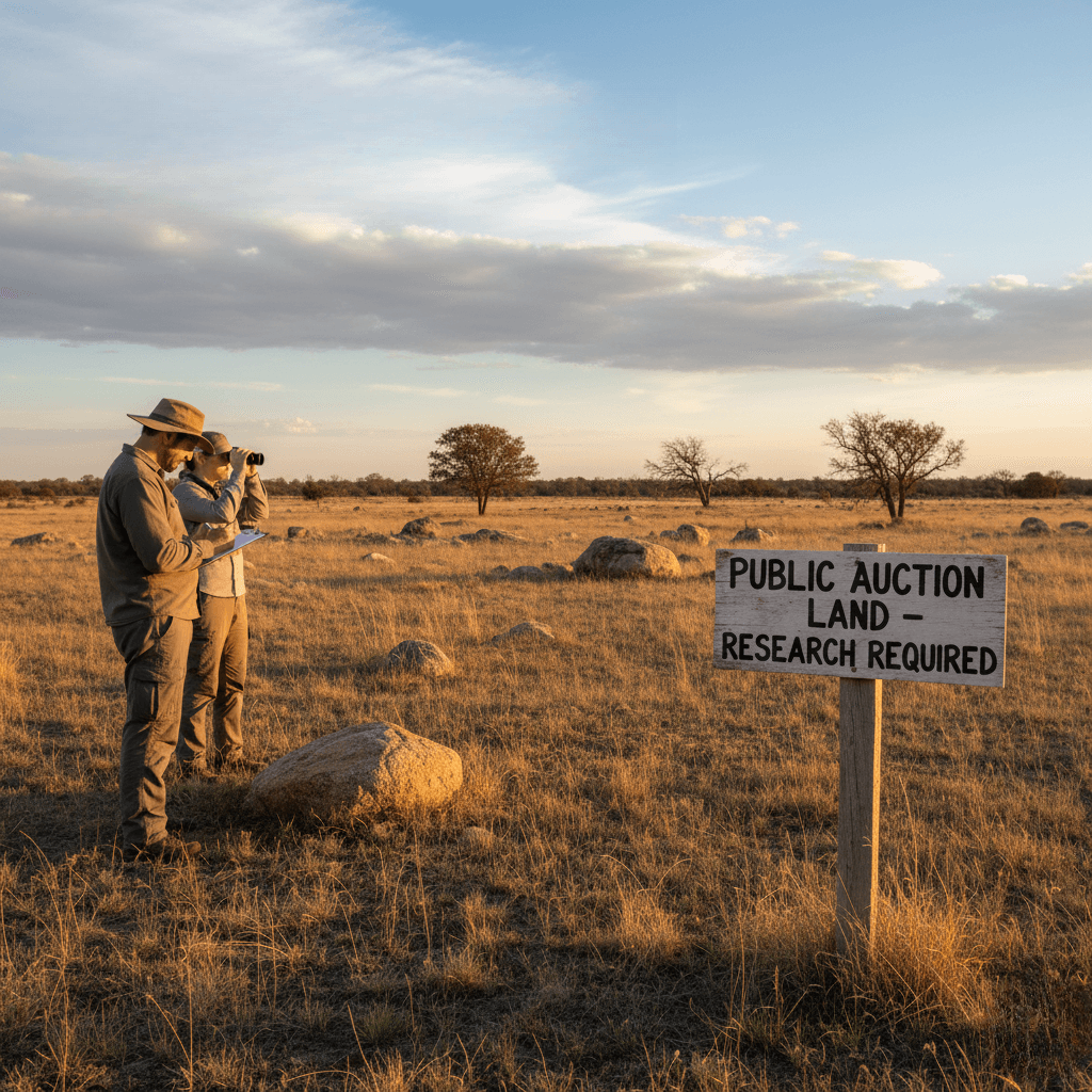 Why Public Auction Properties Require a Different Research Approach